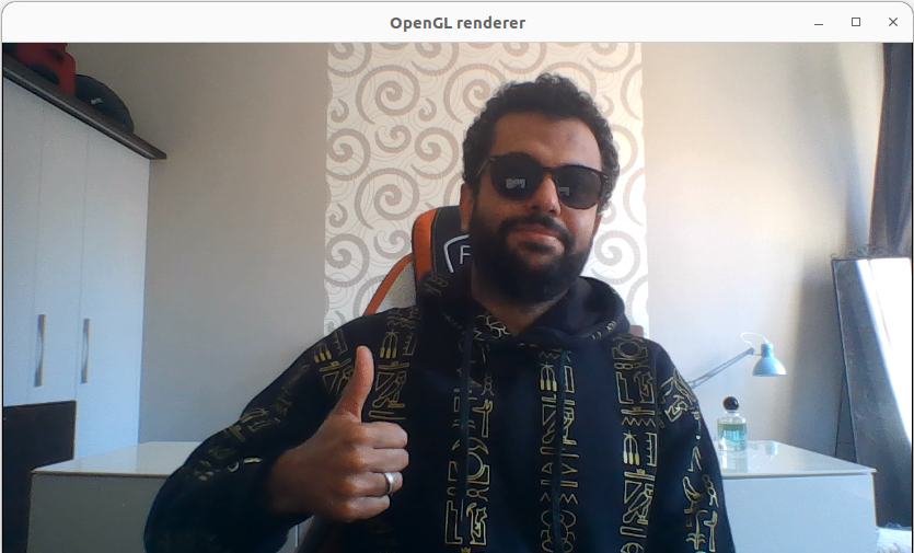 Rendered camera stream