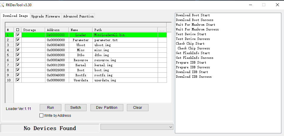 debian-bullseye-desktop-6.1-arm64 RKDevTool